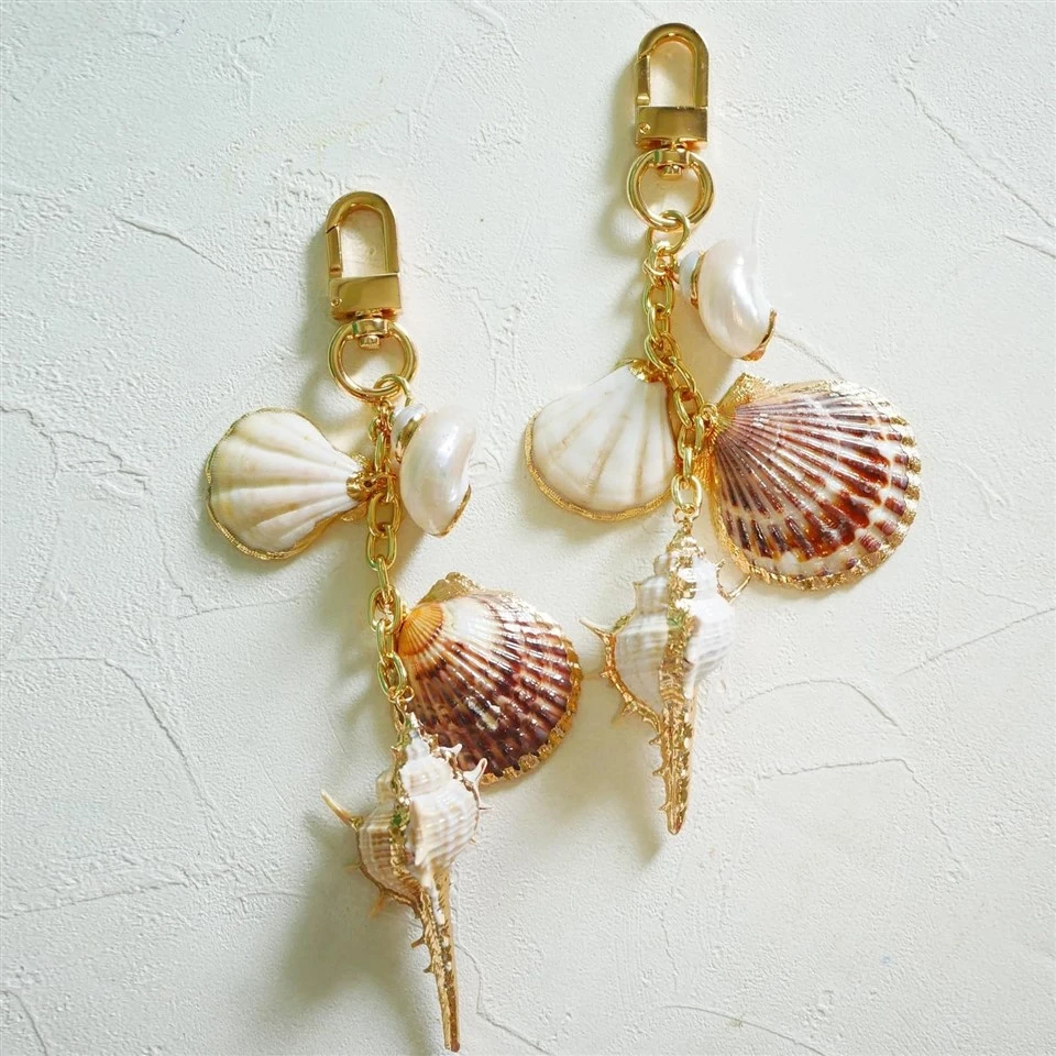 Natural Seashell Bag Charm best