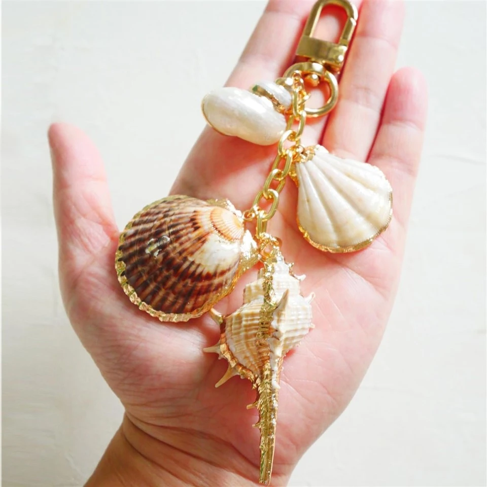 Natural Seashell Bag Charm factory