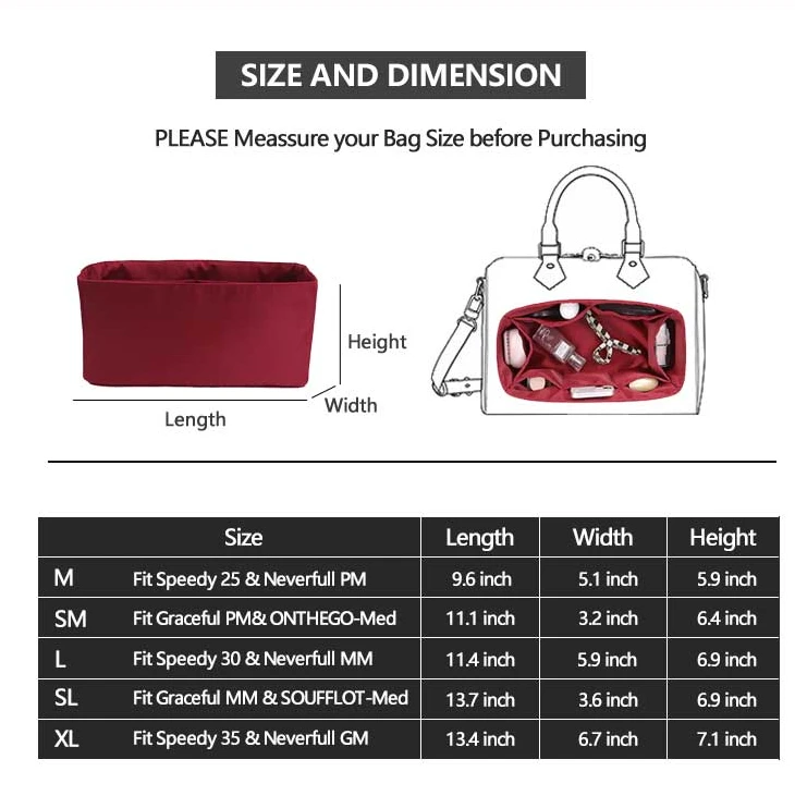 Tote Bag Organizer Insert factory
